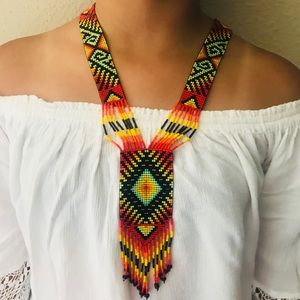 Colombian handmade tribal necklace